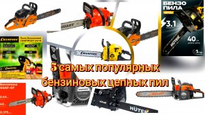 5 самых популярных бензиновых цепных пил