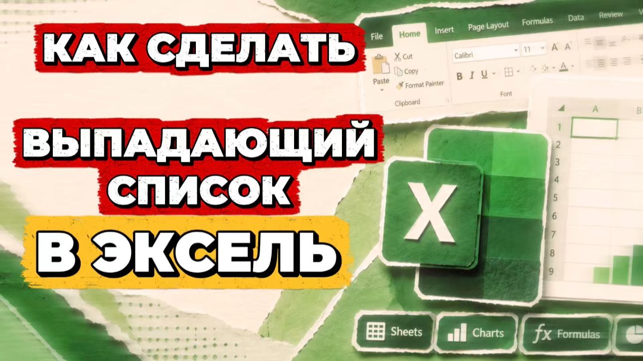 Как сделать в экселе выпадающий список? Как сделать выпадающий список в эксель?