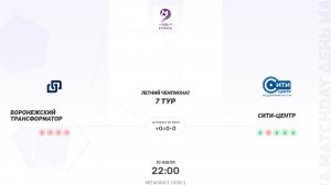 Воронежский трансформатор × Сити-Центр. Третья лига. Летний чемпионат