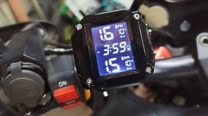 Контроль давления в шинах мотоцикла. Настойка системы. TPMS tire pressure moyitoring system.