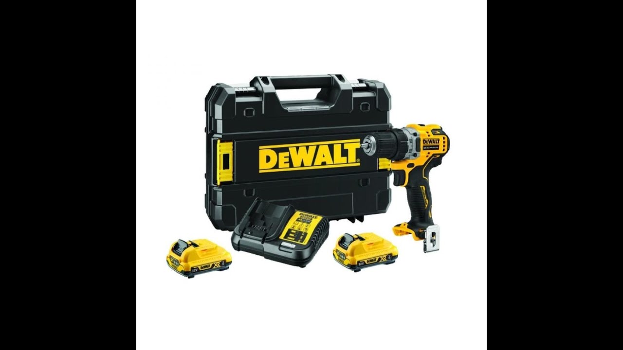 Аккумуляторная дрель(шуруповерт) Dewalt 12 В XR DCD701D2 смотреть онлайн
