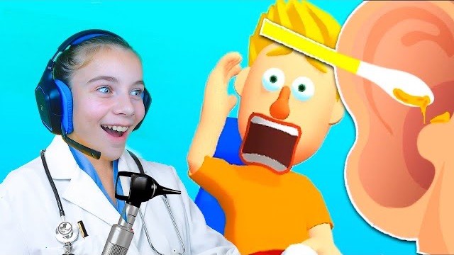 КАК СТАТЬ ВРАЧОМ Этот ролик могут забанить? Earwax Clinic смотреть онлайн