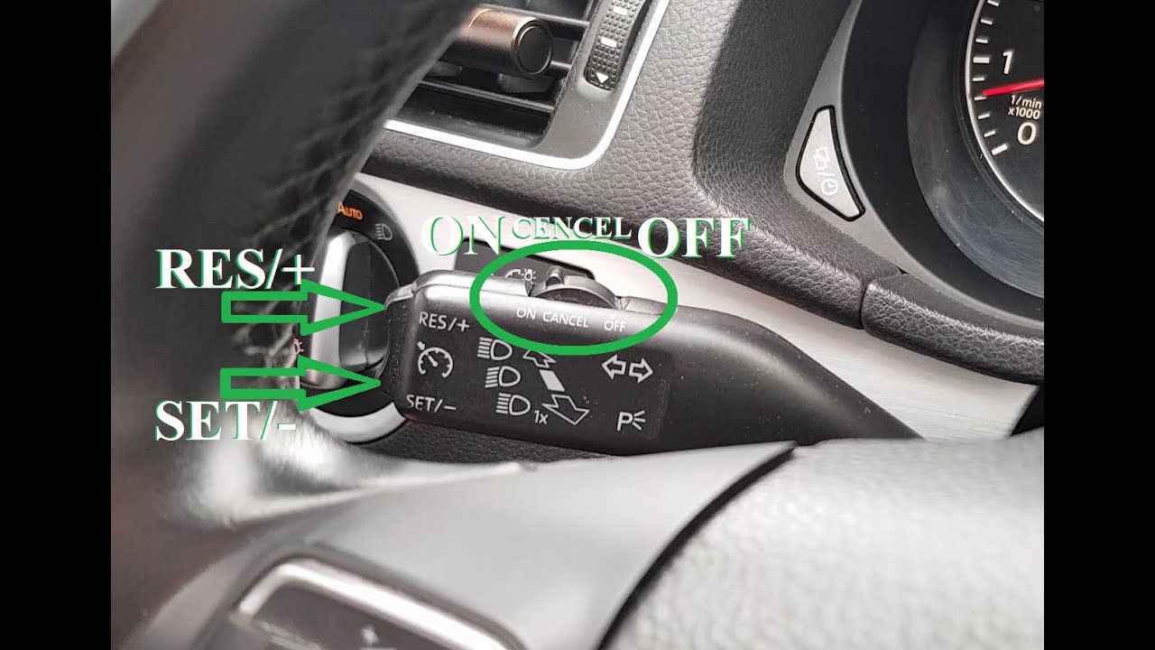 Как пользоваться круиз контролем Volkswagen Passat NMS смотреть онлайн