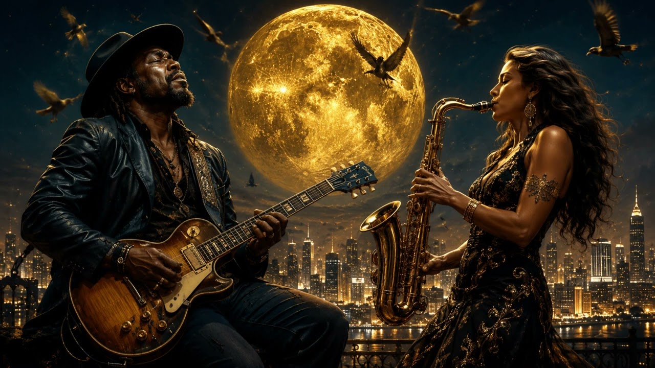 Очень душевный и классный блюз. #guitar #saxophone #soundofsoul #music смотреть онлайн