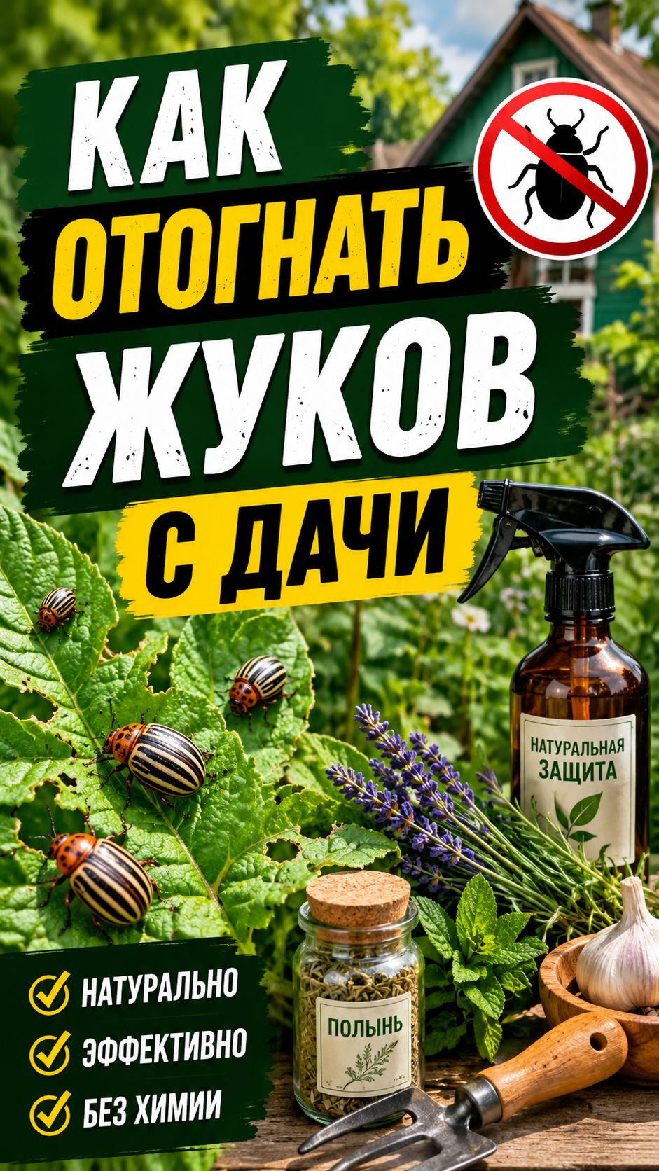 Как отогнать жуков с дачи