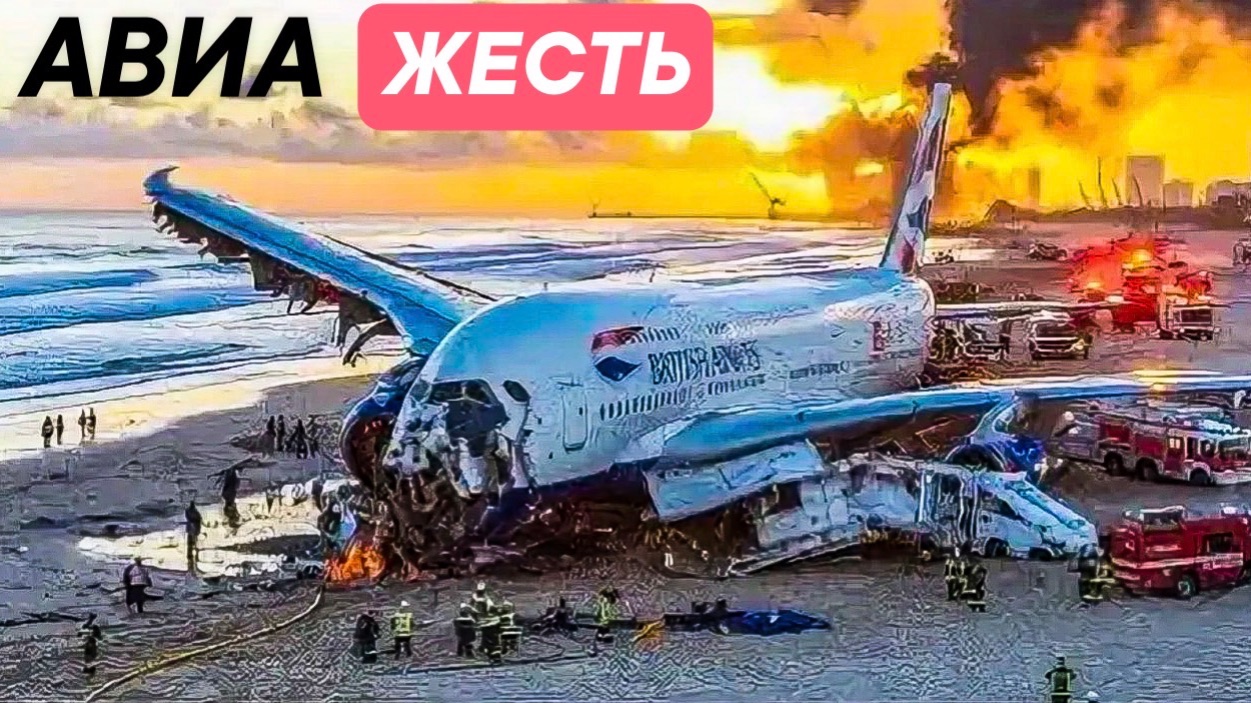 Авиа Жесть. Подборка происшествий #17 смотреть онлайн