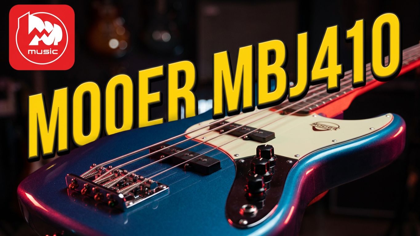 Бас-гитара MOOER MBJ410. Современный Jazz Bass, как его видит MOOER смотреть онлайн