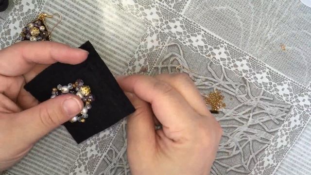 Мастер-класс! Сережки в ободку "Дольче". Master Class! Earrings in the rim of " Dolce " смотреть онлайн