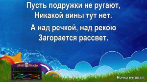 Ночка луговая (караоке)