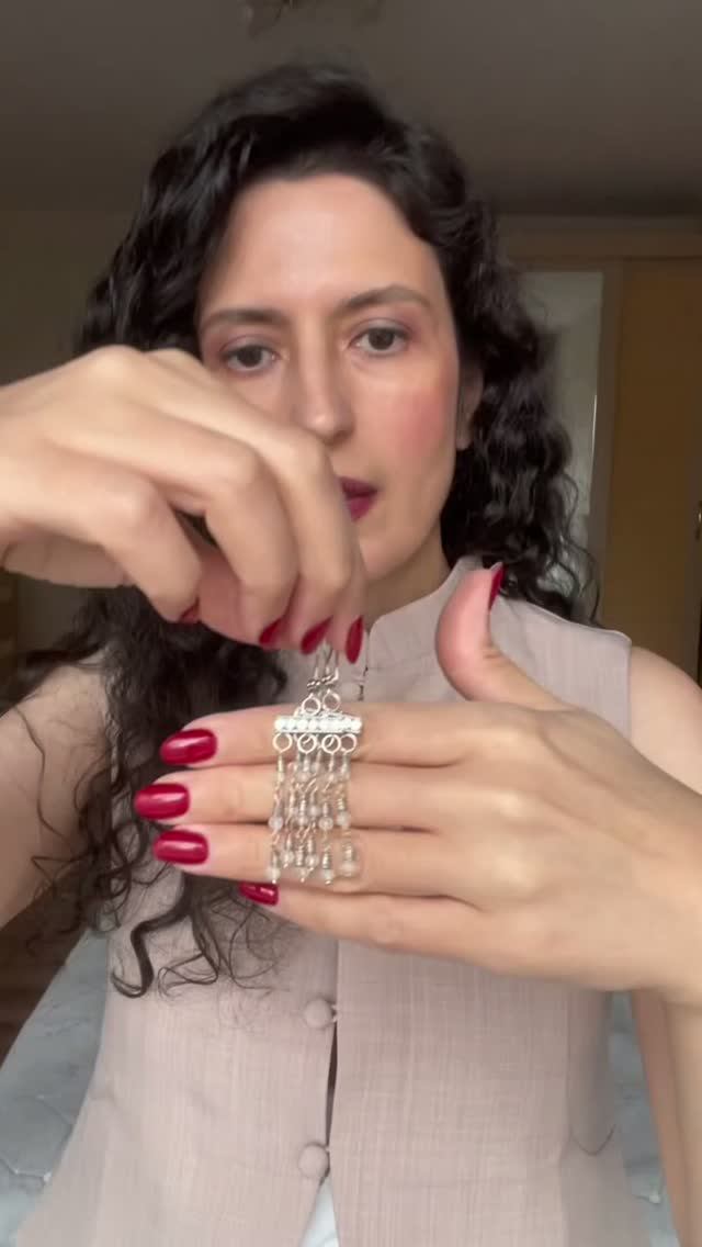 Серьги с лунным камнем