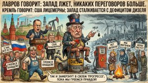 💥Меркурис | Лавров ставит крест на переговорах: Запад лжет. США - двуличны. Дефицит дизеля в Европе
