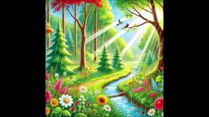 Чистый лес после дождя, Капелька воды, Медок - Стихи для детей