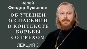 Об учении о спасении в контексте борьбы со грехом. Лекция 3. Иерей Феодор Лукьянов