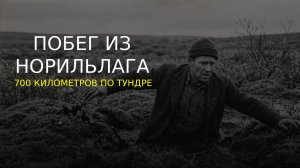 ПОБЕГ ИЗ НОРИЛЬЛАГА 1948 700 КИЛОМЕТРОВ ПО ТУНДРЕ БЕЗ КАРТЫ