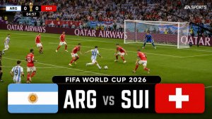 Argentina — Switzerland | FIFA World Cup 2026 | WC26 Football Match | FC26 Gameplay