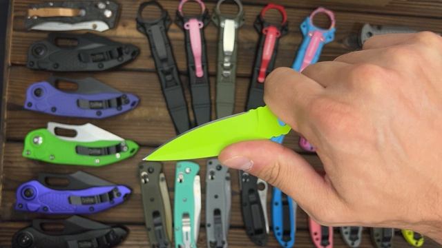 Нож реплика Benchmade SOCP L D/E 1/2 Acid Green - кислотно зеленый - обзор! смотреть онлайн