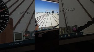 Поездка на Ласточке по моему ЖД в майнкрафт.Настоящее ЖД 🚂