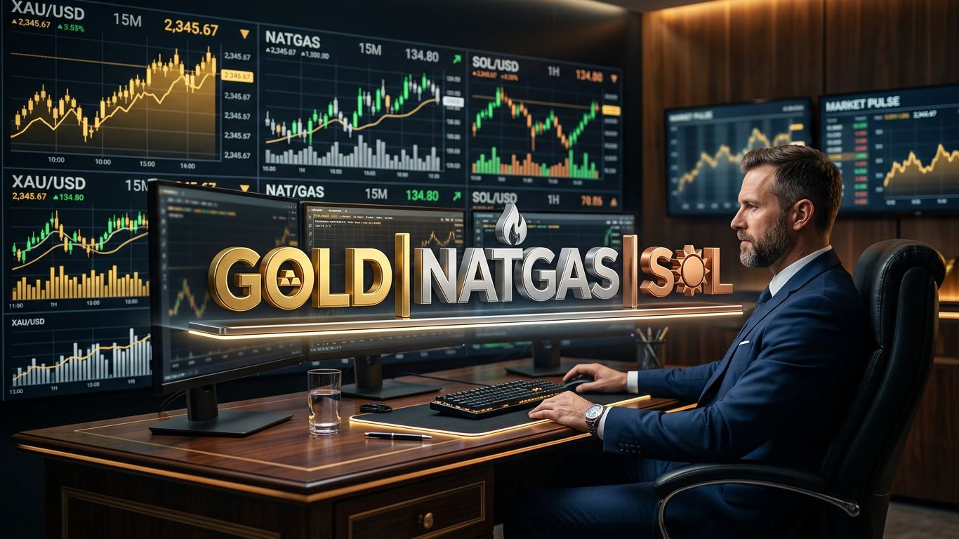 Обзор рынка 10.07.2026 | GOLD, NATGAS, SOL