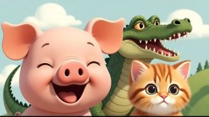 Котёнок Кордэ и друзья - Стендап-будка перепутала голоса зверей - Смешные мультики для детей - Друг