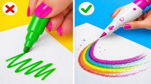 Легкие и классные художественные хиты 🎨✨ Рисовальные трюки