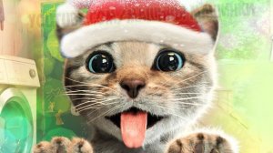 ПРИКЛЮЧЕНИЕ КРОШКИ КОТЕНКА мультфильм про котят и животных мультик для детей НОВОГОДНЯЯ Е