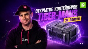 Открытие контейнеров Tiger Maus в Tanks Blitz