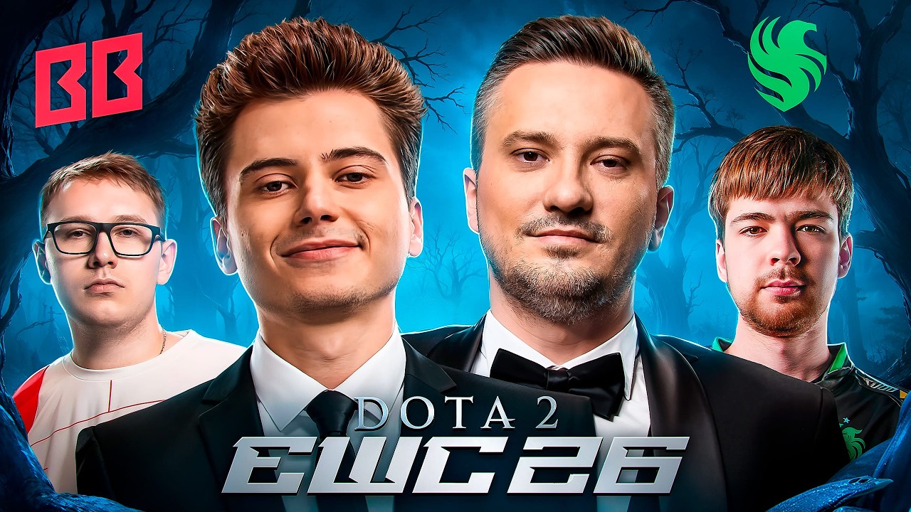 Открывающая игра ИНТА ШЕЙХОВ | СОЛО и РАМЗЕС смотрят BB TEAM vs FALCONS EWC 2026 Dota 2 смотреть онлайн