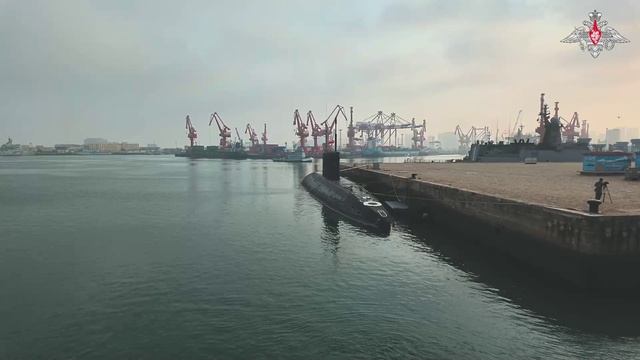 Выход в Жёлтом море для проведения морского этапа учения «Морское взаимодействие-2026» смотреть онлайн