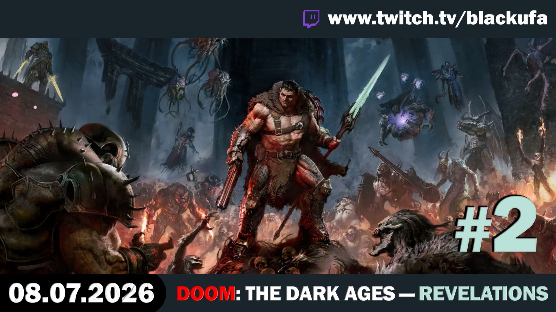 🔥 СРЕДНЕВЕКОВЫЙ КОШМАР! DOOM: The Dark Ages & Кооп с Дашей #2 [08.07.26] смотреть онлайн