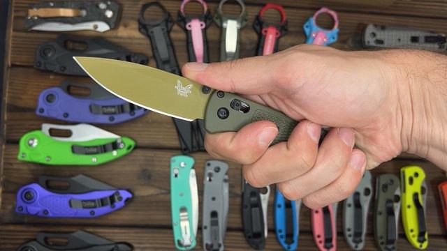 Нож реплика Benchmade 535 Bugout Tactical Green А+++ - обзор!
