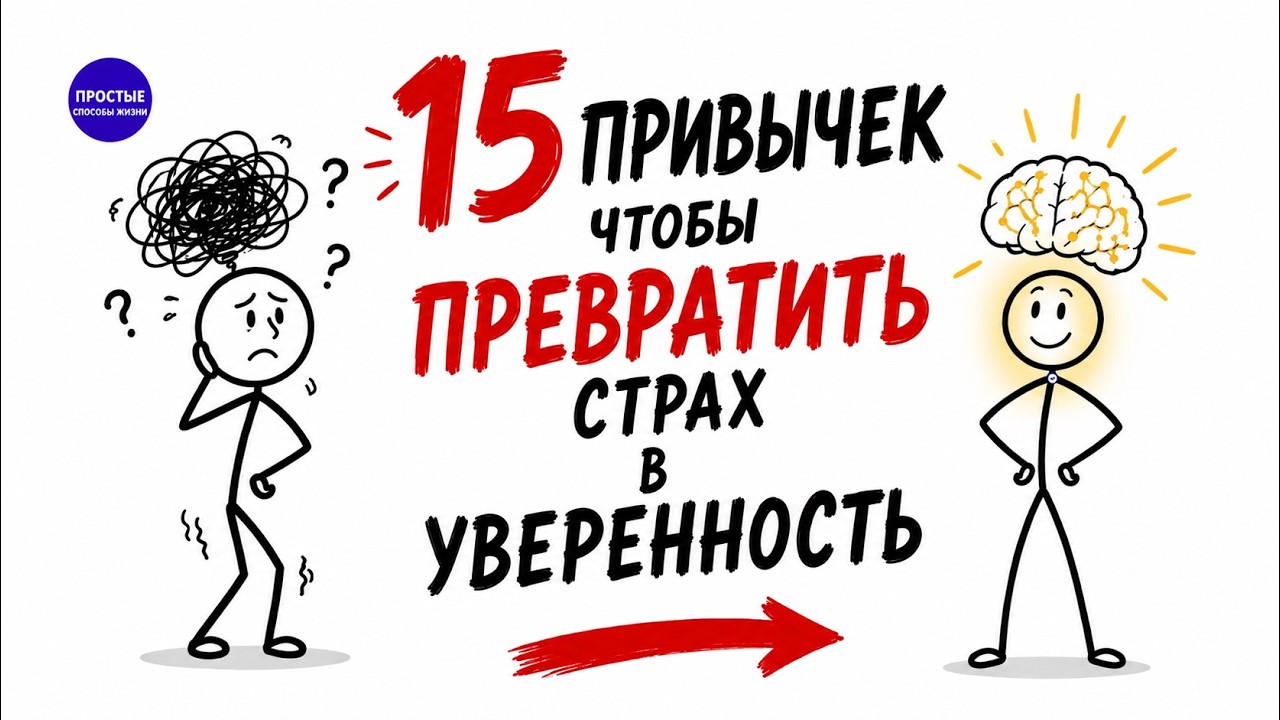 15 привычек, которые помогут избавиться от страха и обрести непоколебимую уверенность в себе. смотреть онлайн