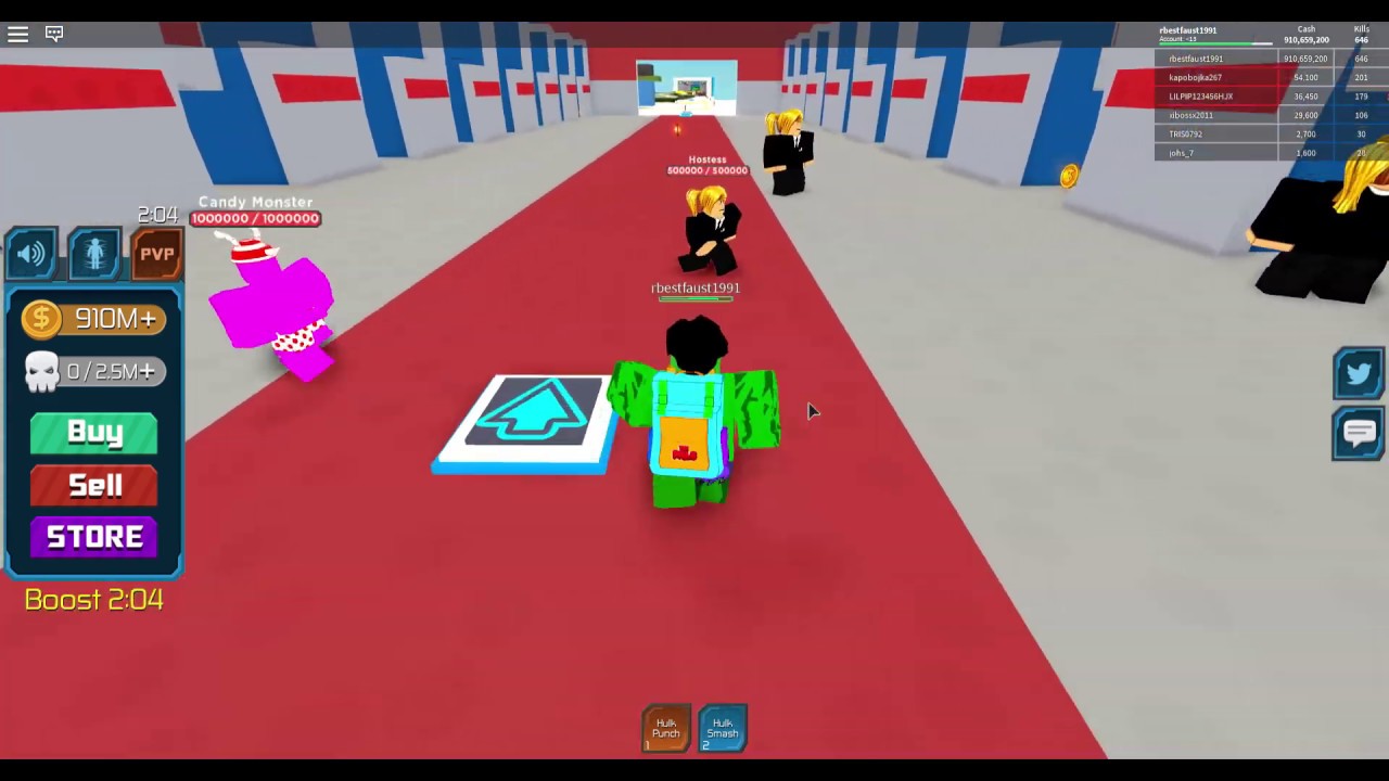 Superhero Simulator Часть 6 Нашел зомби Нашел баг Прокачка героя Roblox Роблокс смотреть онлайн