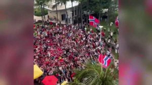 الولايات المتحدة.. جماهير المنتخب النرويجي تجتاح شواطئ ميامي قبل ساعات من مواجهتهم ضد إنجلترا