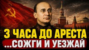 Если не вернусь — сожги последний приказ Берии своему водителю!