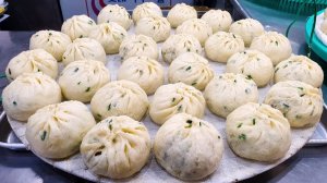 Острый омлет булдак, Мастер гигантских пельменей рынок Namdaemun Market Корея