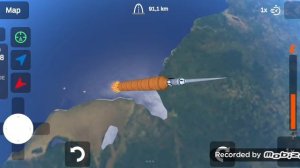 полёт ракеты «Орёл„ в Elippse rocket simulator