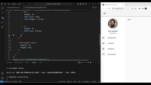 Create a YouTube sidebar clone with Angular Material Components! (Part 2) смотреть онлайн