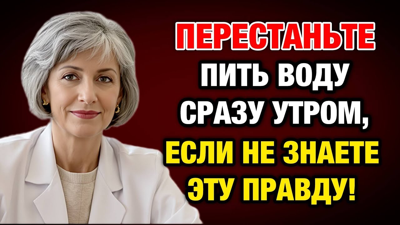 Если вам за 70 — никогда не пейте воду так утром: Совет старого врача смотреть онлайн