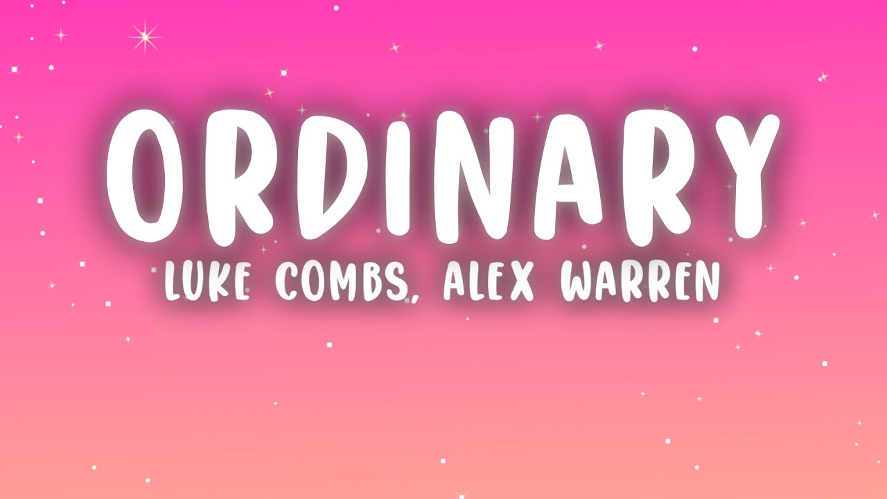 Luke Combs & Alex Warren - Ordinary (Live At Lollapalooza) (Lyrics)
