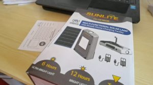 Распаковка / видеообзор индийской миниэлектростанции – Multi-functional solar lamp Sunlite CL-16 MOB