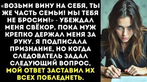 ИСТОРИИ ИЗ ЖИЗНИ|Возьми вину на себя, ты же часть семьи!|РЕАЛЬНЫЕ ИСТОРИИ|ЖИЗНЕННЫЕ ИСТОРИИ
