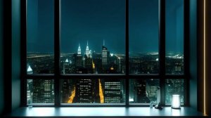 Late Night Jazz ｜ City Lights After Midnight