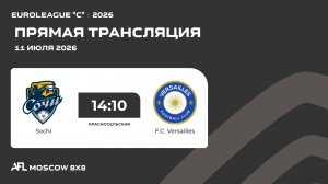 AFL26. Euroleague «C». Day 8. Sochi - F.C. Versailles