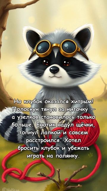 Полоскун и запутанный клубок 🧶🦝 смотреть онлайн