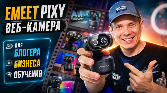 ВЕБ-КАМЕРА EMEET-PIXY 🔥 Обзор, сравнение, тесты. Для блогера, бизнеса и учёбы ВЕБ-КАМЕРА EMEET-PIXY 🔥 Обзор, сравнение, тесты. Для блогера, бизнеса и учёбы