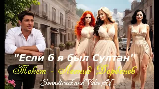 МЕЧТЫ "Если б я был Султан" Текст - Леонид Дербенев, Soundtrack and Video AI смотреть онлайн