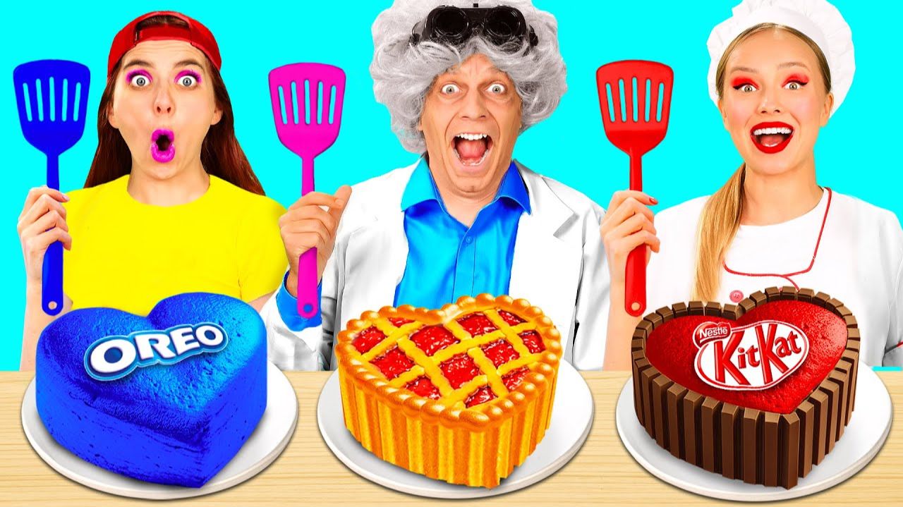 Кулинарный Челлендж# Я Против Дедушки # Съедобная Битва от DuKoDu Challenge смотреть онлайн