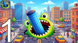ХОУЛ .IO: СЪЕДАЮ БАШНЮ — ПРОХОЖДЕНИЕ #1 | ОБУЧЕНИЕ | НОВАЯ ИГРА ДЛЯ ANDROID И IOS