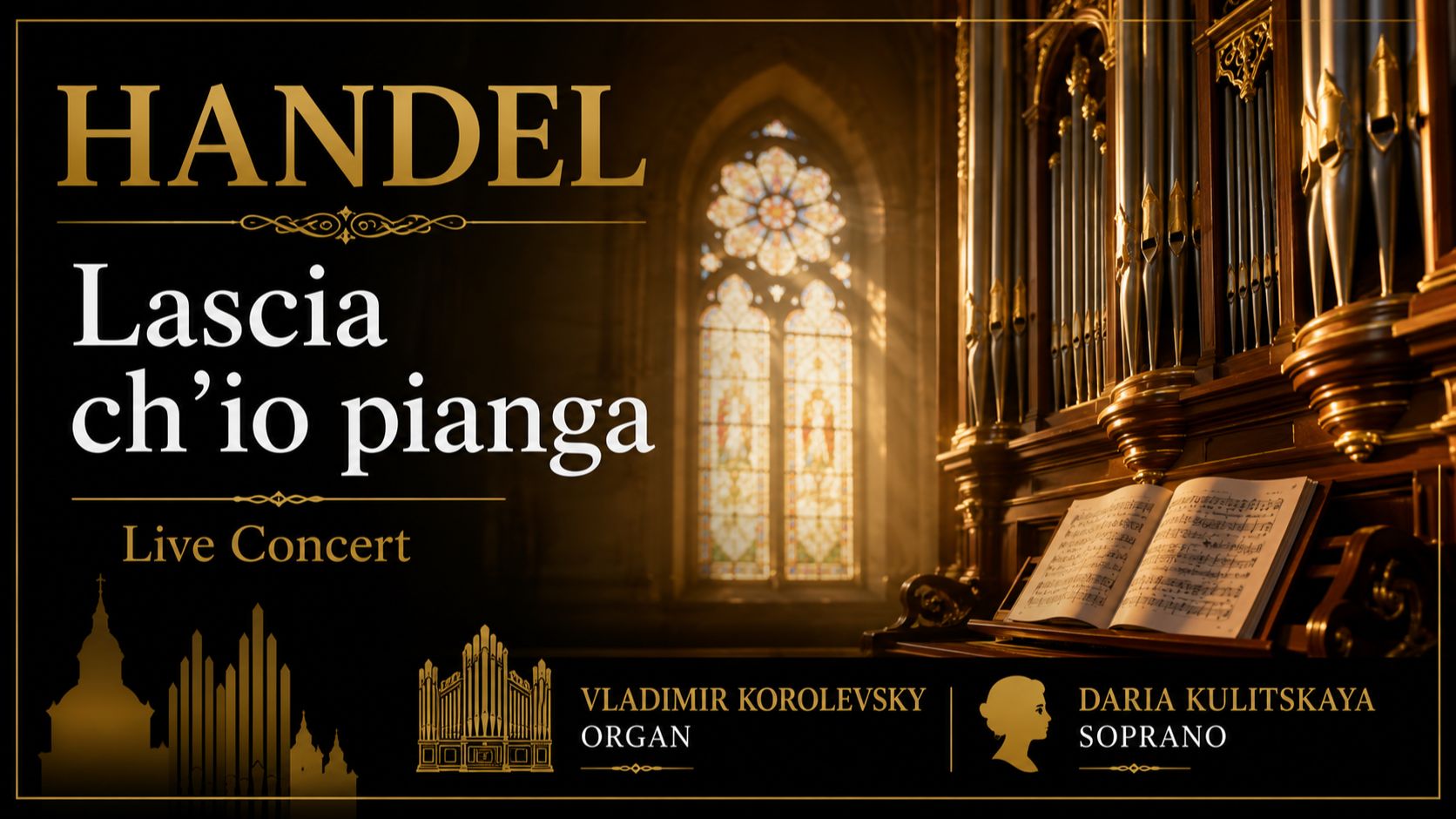 🎵 Гендель — «Lascia ch'io pianga» («Плач») | Дарья Кулицкая, Владимир Королевский смотреть онлайн
