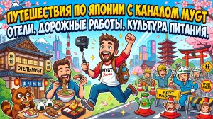 ПУТЕШЕСТВИЯ ПО ЯПОНИИ С КАНАЛОМ MYGT. ОТЕЛИ. ДОРОЖНЫЕ РАБОТЫ. КУЛЬТУРА ПИТАНИЯ #не_о_работе